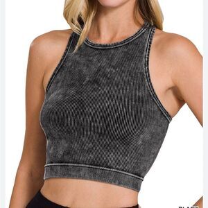 Deana Crop Racerback Tank